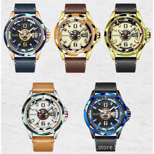 SMAEL Top Brand Luxury Mens Watches Military Sport